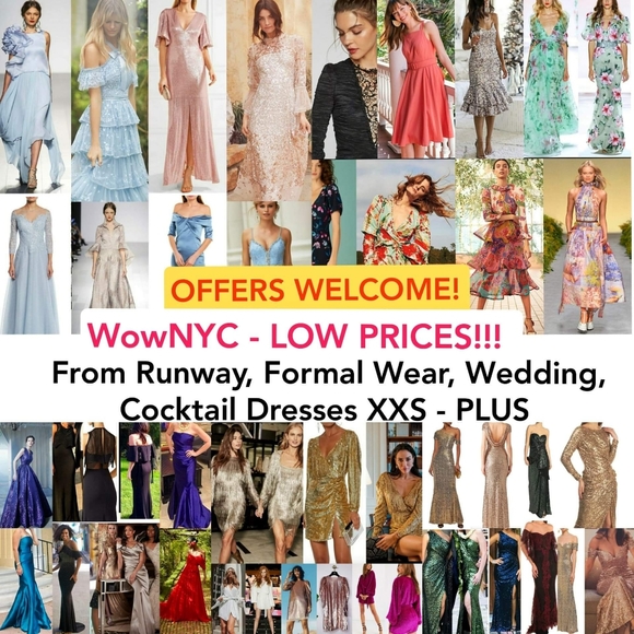 Gal Meets Glam Dress Wrap Helena V Neck Tiered Belt Eyelet Flowy Blue Light NWT - Picture 10 of 10